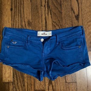 Hollister Jean Shorts in Blue